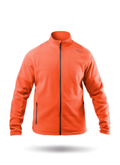 Picture of Mens Flame Red Full Zip Fleece Jacket