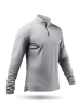 Picture of Mens UVActive High Collar 1/4 Zip Top - Grey