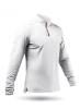 Picture of Mens UVActive High Collar 1/4 Zip Top - White