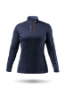 Picture of Womens UVActive High Collar 1/4 Zip Top - Navy