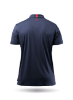 Picture of Mens UVActive Zip Sports Polo - Navy