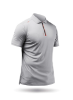 Picture of Mens UVActive Zip Sports Polo - Grey
