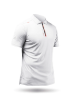 Picture of Mens UVActive Zip Sports Polo - White