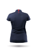 Picture of Womens UVActive Zip Sports Polo - Navy