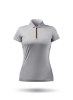 Picture of Womens UVActive Zip Sports Polo - Grey