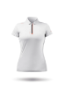 Picture of Womens UVActive Zip Sports Polo - White